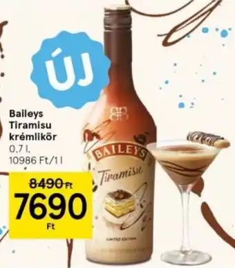 Tesco Baileys Tiramisu krémlikör 0.7l ajánlat