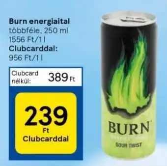 Tesco Burn energiaital többféle, 250 ml ajánlat