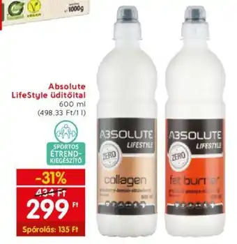 Spar Absolute LifeStyle üdítőital 600ml ajánlat