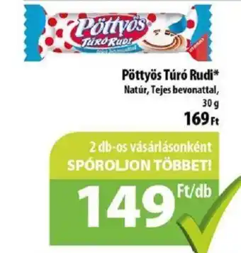 Coop Pöttyös Túró Rudi 30g ajánlat