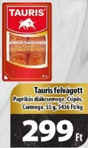 Coop Tauris felvágott 55g ajánlat
