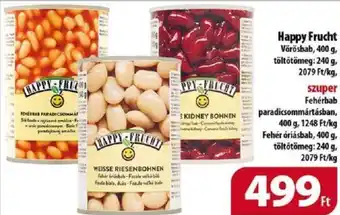 Happy Frucht Vörösbab, 400 g töltötömeg: 240 g