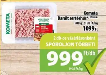 Coop Kometa Darált sertéshús 500g ajánlat