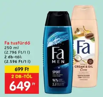 Spar Fa tusfürdő 250ml ajánlat