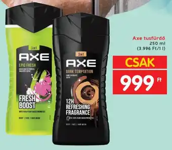 Spar Axe tusfürdő 250 ml ajánlat