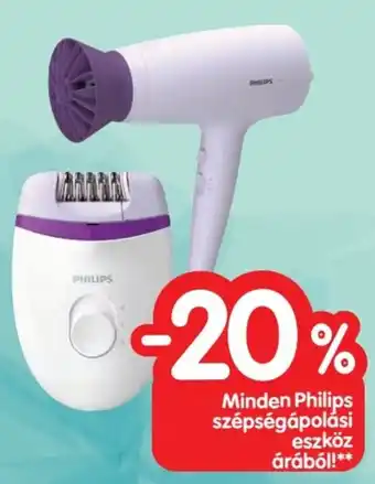 Minden Philips szépségápolási eszköz árából!