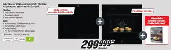 MediaMarkt ELECTROLUX EIT61443B INDUKCIÓS FŐZŐLAP + EOD6P77WZ BEÉPÍTHETŐ GŐZSÜTŐ ajánlat