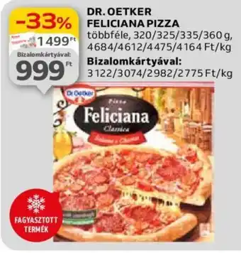 Auchan DR. OETKER FELICIANA PIZZA 360g ajánlat