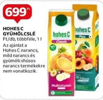 Auchan HOHES C GYÜMÖLCSLÉ 1l ajánlat
