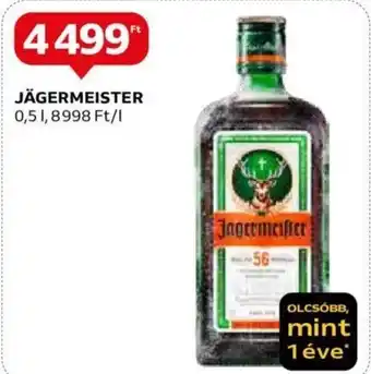 Auchan JÄGERMEISTER 0.5l ajánlat