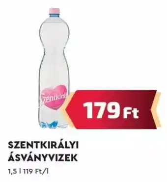 Príma SZENTKIRÁLYI ÁSVÁNYVIZEK 1.5l ajánlat