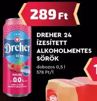 Príma DREHER 24 ÍZESÍTETT ALKOHOLMENTES SÖRÖK 0.5l ajánlat