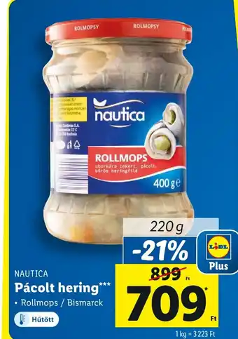 NAUTICA Pácolt hering 220g