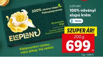 Lidl ELEPLANT 100% növényi alapú krém 200g ajánlat