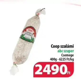 Coop Coop szalámi 400g ajánlat