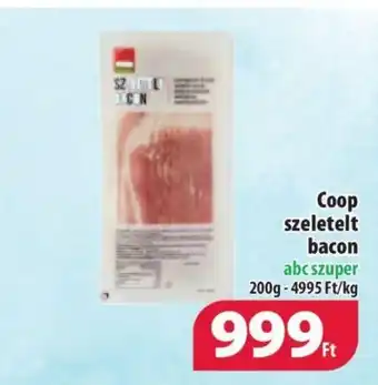 Coop Coop szeletelt bacon abc szuper 200g ajánlat