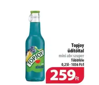 Coop Topjoy üdítőital mini abc szuper Többféle 0,25l ajánlat