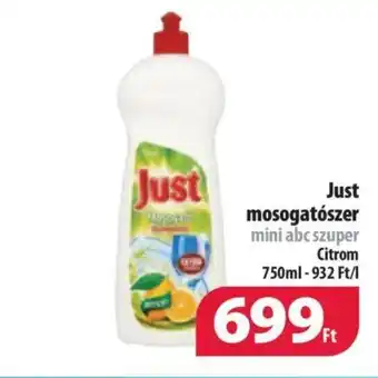 Coop Just mosogatószer 750ml ajánlat