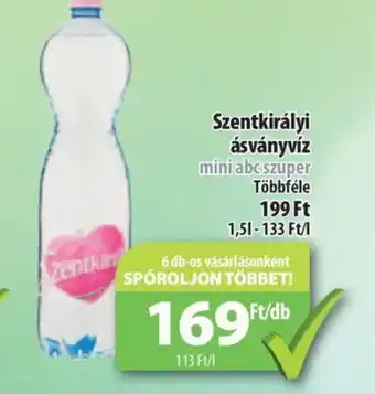 Coop Szentkirályi ásványvíz 1,5l ajánlat