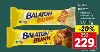 Lidl BALATON Bumm 42g ajánlat