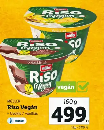 Lidl MÜLLER Riso Vegán 160g ajánlat