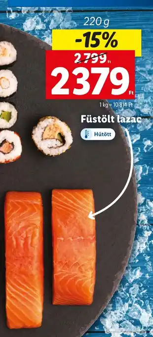 Lidl Füstölt lazac 220g ajánlat