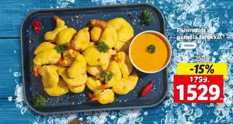 Lidl Panírozott garnéla farokkal 250g ajánlat