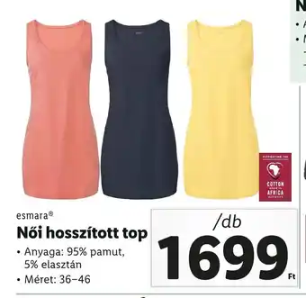 Lidl EsmaraⓇ Női hosszított top 1db ajánlat