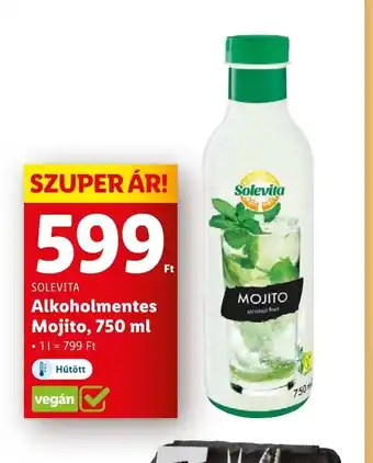 Lidl SOLEVITA Alkoholmentes Mojito 750 ml ajánlat