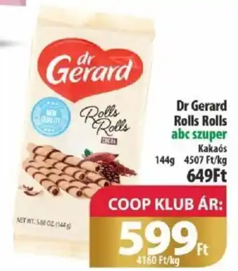 Coop Dr Gerard Rolls Rolls 144g ajánlat