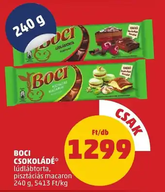 BOCI CSOKOLÁDÉ 240g