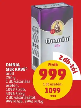 PENNY OMNIA SILK KÁVÉ 250 g ajánlat