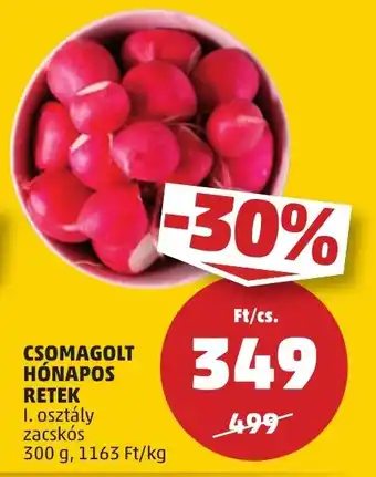 PENNY CSOMAGOLT HÓNAPOS RETEK 300g ajánlat