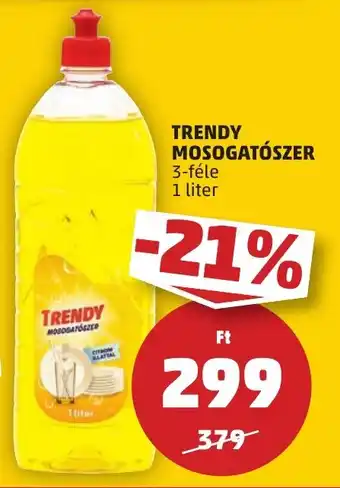PENNY TRENDY MOSOGATÓSZER 3-féle 1 liter ajánlat