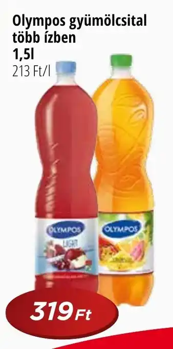 Real Olympos gyümölcsital több ízben 1.5l ajánlat