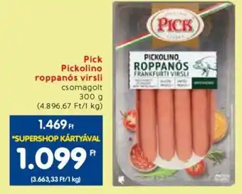 Spar Pick Pickolino roppanós virsli 300g ajánlat