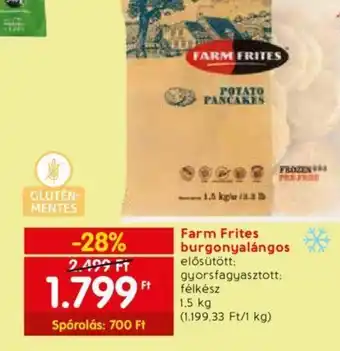 Spar Farm Frites burgonyalángos 1.5 kg ajánlat