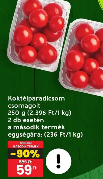 Spar Koktélparadicsom 250g ajánlat