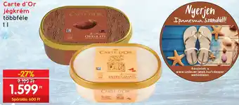 Spar Carte d'Or jégkrém 1l ajánlat