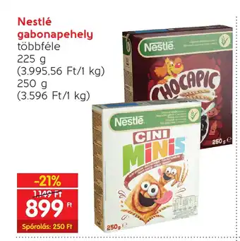 Spar Nestlé gabonapehely 225g / 250g ajánlat