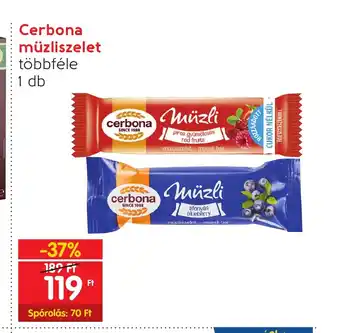 Spar Cerbona müzliszelet 1db ajánlat