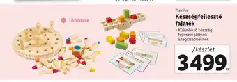 Lidl Playtive Készségfejlesztő fajáték készlet ajánlat