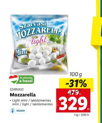 Lidl SZARVASI Mozzarella 100g ajánlat