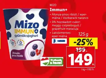 Lidl Mizo Immun+ 125g ajánlat