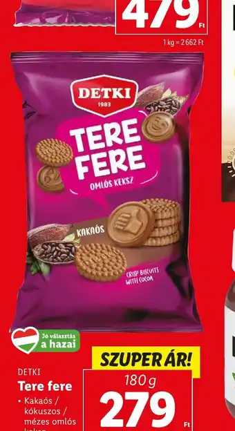 Lidl DETKI TERE FERE 180g ajánlat