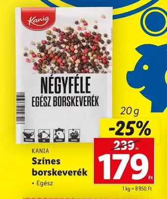 Lidl ΚΑΝΙΑ Színes borskeverék 20g ajánlat