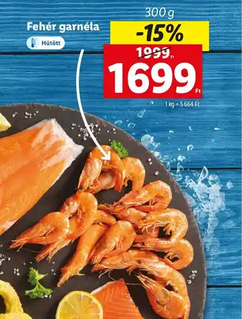 Lidl Fehér garnéla 300g ajánlat