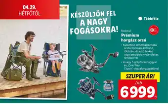 Lidl Rocktrail Prémium horgász orsó 1db ajánlat