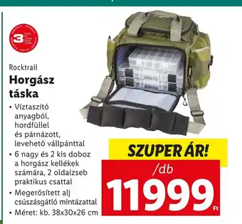 Lidl Rocktrail Horgász táska ajánlat