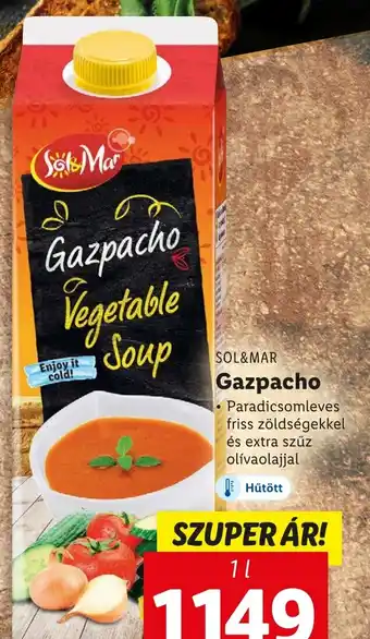 Lidl SOL&MAR Gazpacho 1l ajánlat